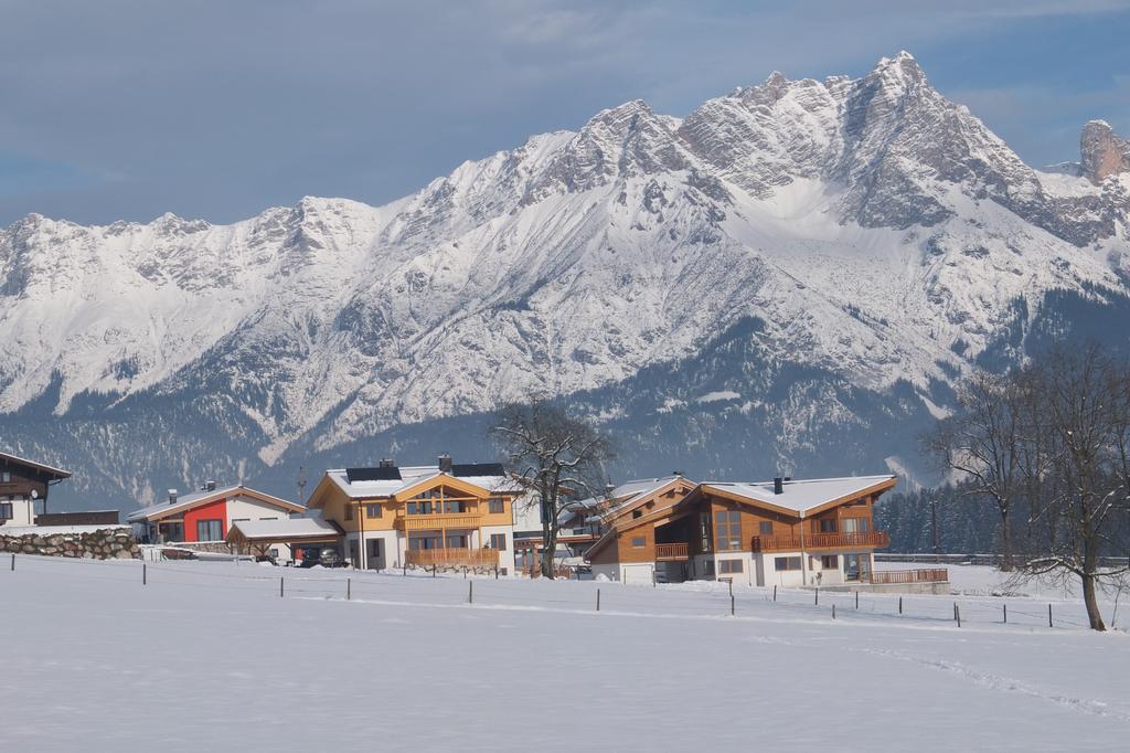 Penthousewohnung Mit Garten Sauna Pool Maishofen Quarto foto